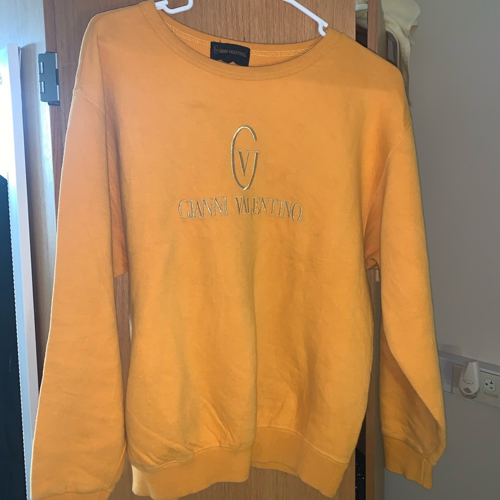 90’s Gianni Valentino Yellow/Orange Sweatshirt